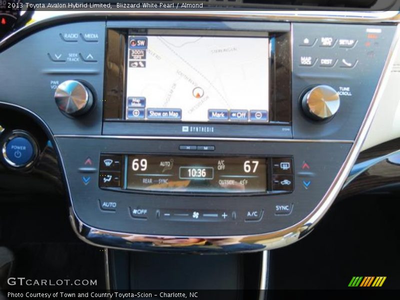 Blizzard White Pearl / Almond 2013 Toyota Avalon Hybrid Limited