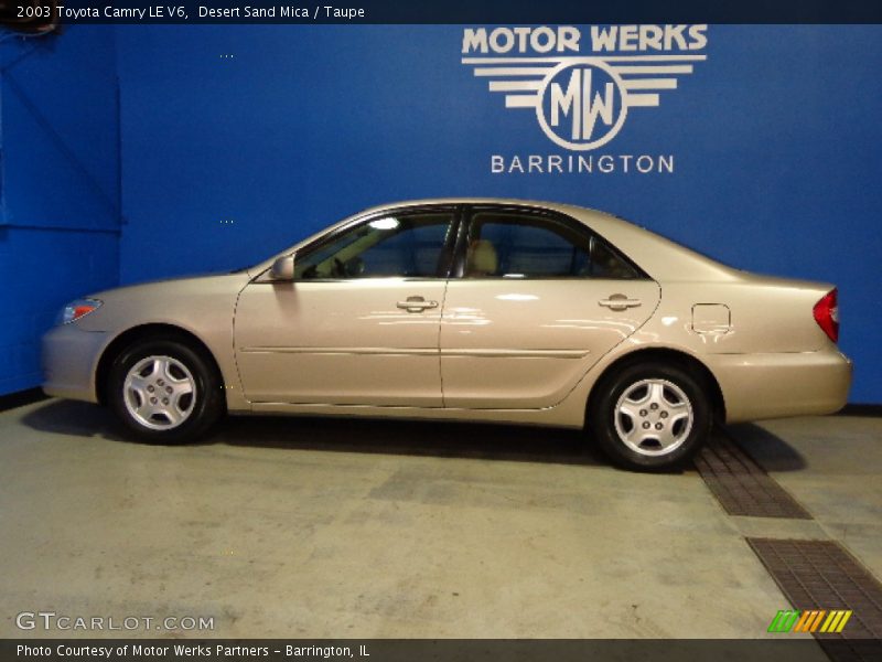 Desert Sand Mica / Taupe 2003 Toyota Camry LE V6