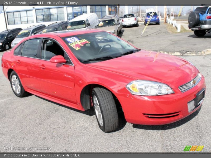 Victory Red / Ebony 2012 Chevrolet Impala LT