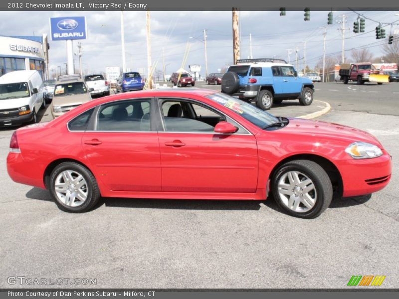 Victory Red / Ebony 2012 Chevrolet Impala LT