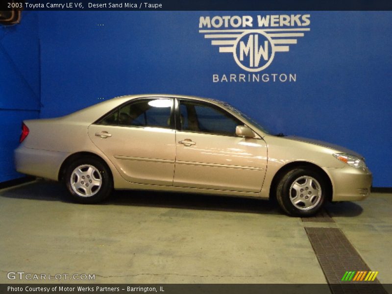 Desert Sand Mica / Taupe 2003 Toyota Camry LE V6