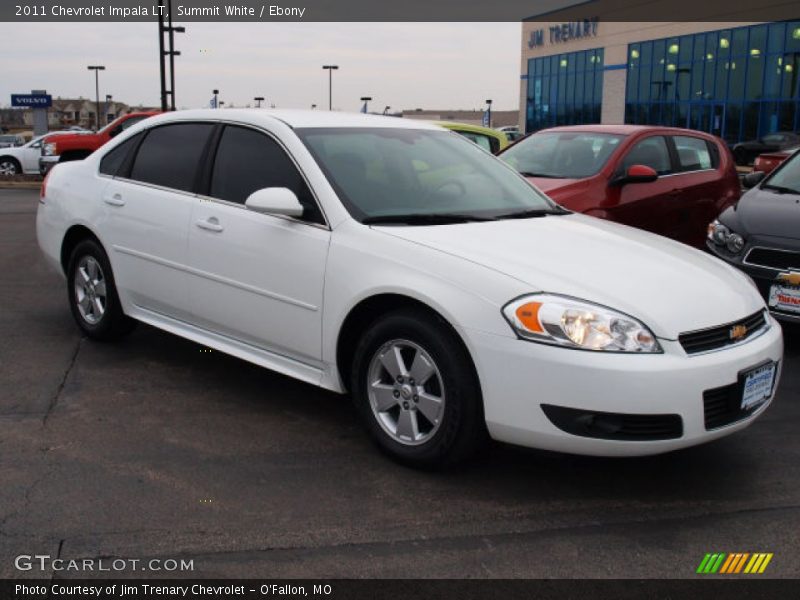 Summit White / Ebony 2011 Chevrolet Impala LT