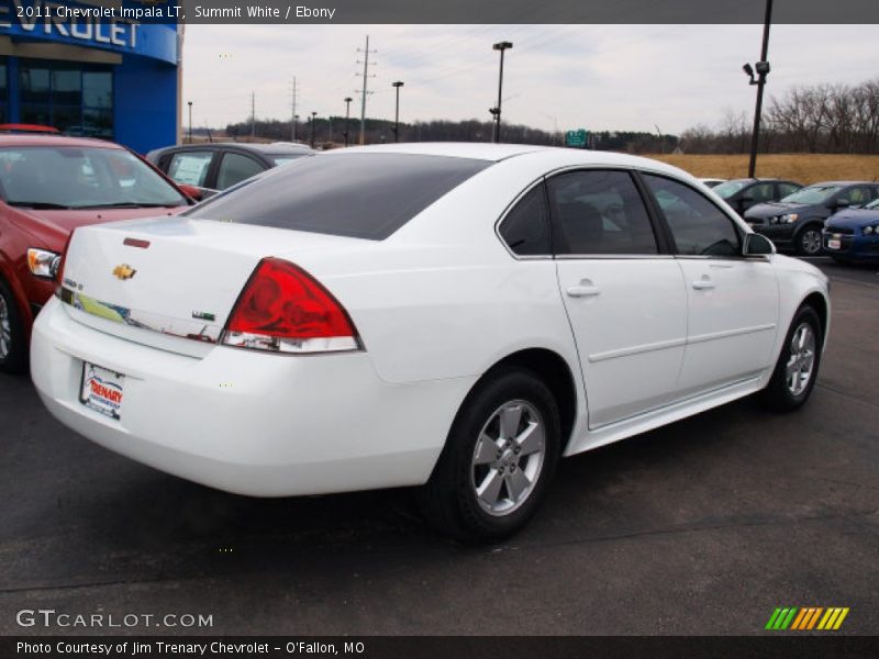 Summit White / Ebony 2011 Chevrolet Impala LT