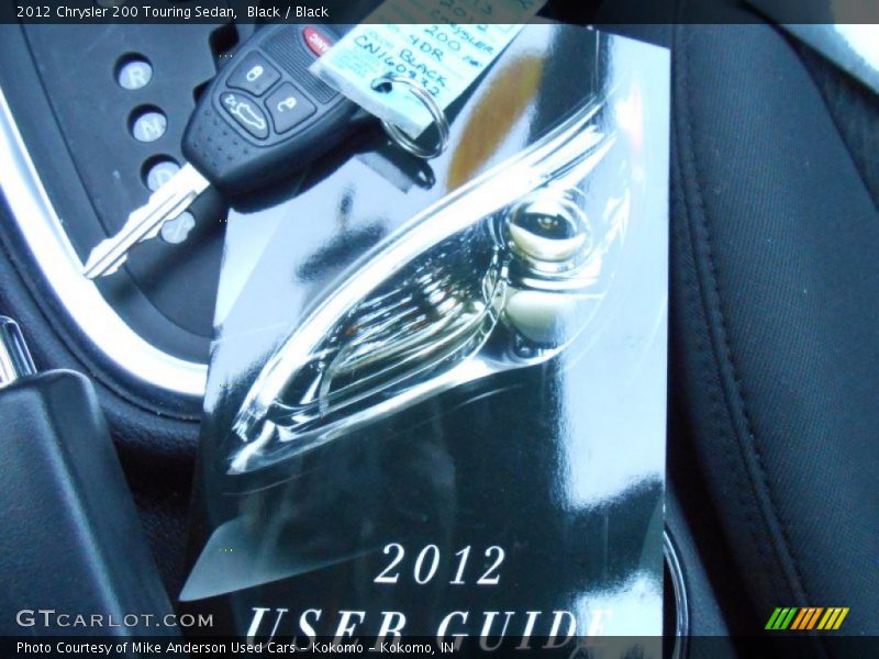 Black / Black 2012 Chrysler 200 Touring Sedan