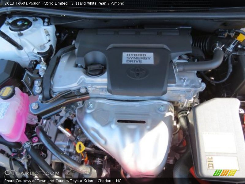 Blizzard White Pearl / Almond 2013 Toyota Avalon Hybrid Limited