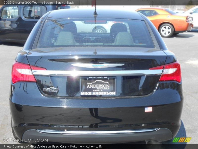 Black / Black 2012 Chrysler 200 Touring Sedan