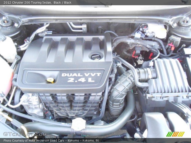 Black / Black 2012 Chrysler 200 Touring Sedan