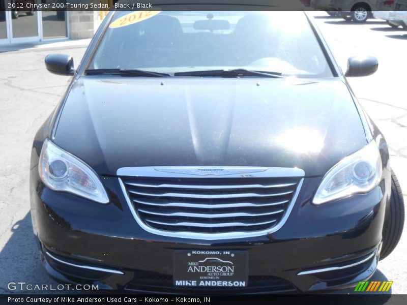 Black / Black 2012 Chrysler 200 Touring Sedan