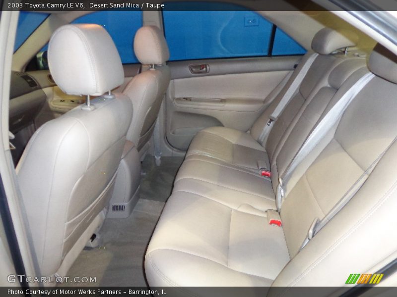 Desert Sand Mica / Taupe 2003 Toyota Camry LE V6