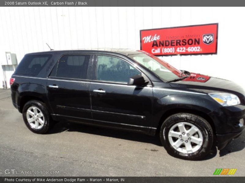 Carbon Flash / Black 2008 Saturn Outlook XE