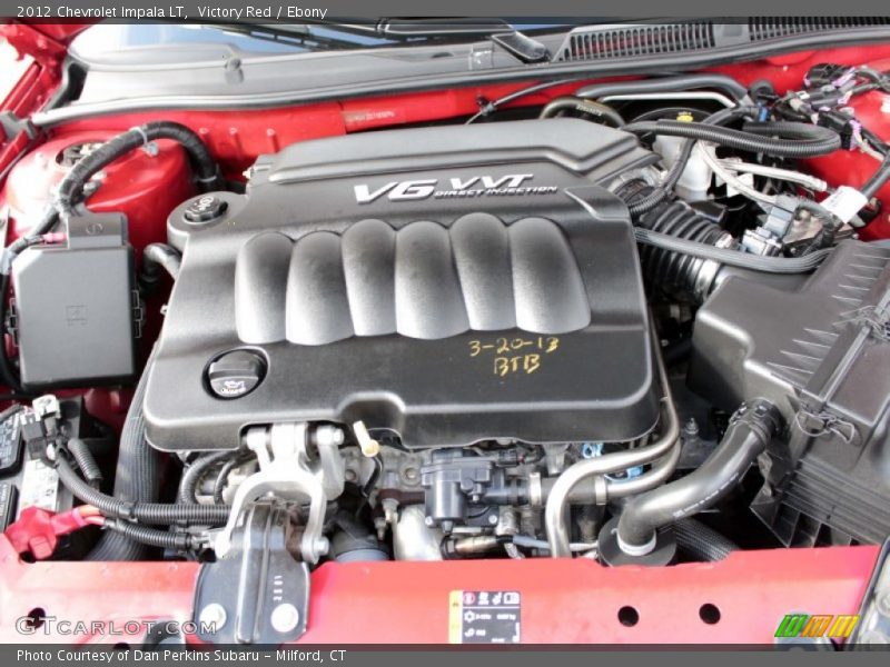 Victory Red / Ebony 2012 Chevrolet Impala LT