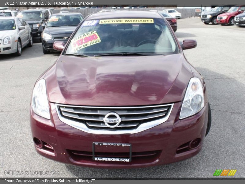 Tuscan Sun / Charcoal 2012 Nissan Altima 2.5 S