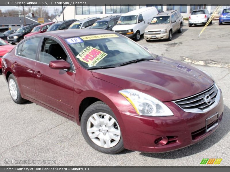 Tuscan Sun / Charcoal 2012 Nissan Altima 2.5 S