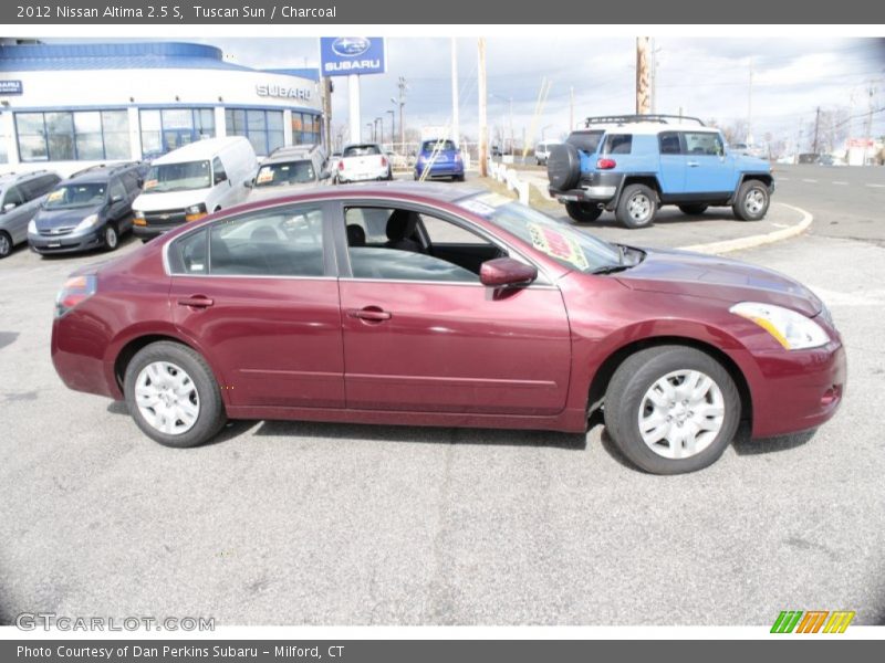 Tuscan Sun / Charcoal 2012 Nissan Altima 2.5 S