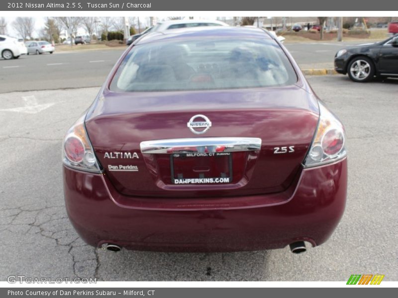 Tuscan Sun / Charcoal 2012 Nissan Altima 2.5 S