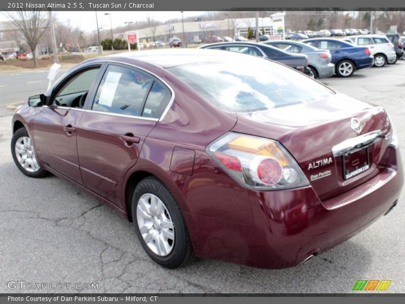 Tuscan Sun / Charcoal 2012 Nissan Altima 2.5 S