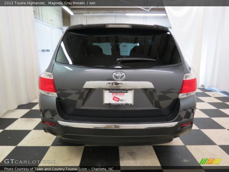 Magnetic Gray Metallic / Ash 2013 Toyota Highlander