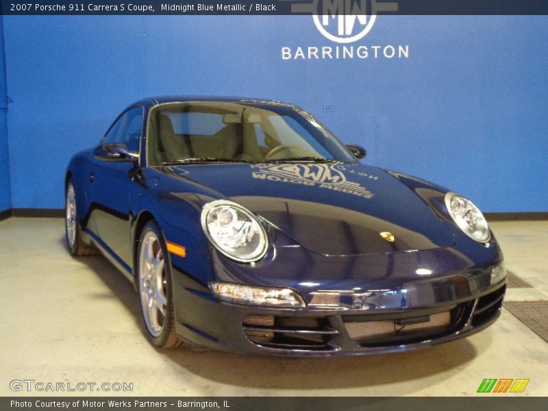 Midnight Blue Metallic / Black 2007 Porsche 911 Carrera S Coupe