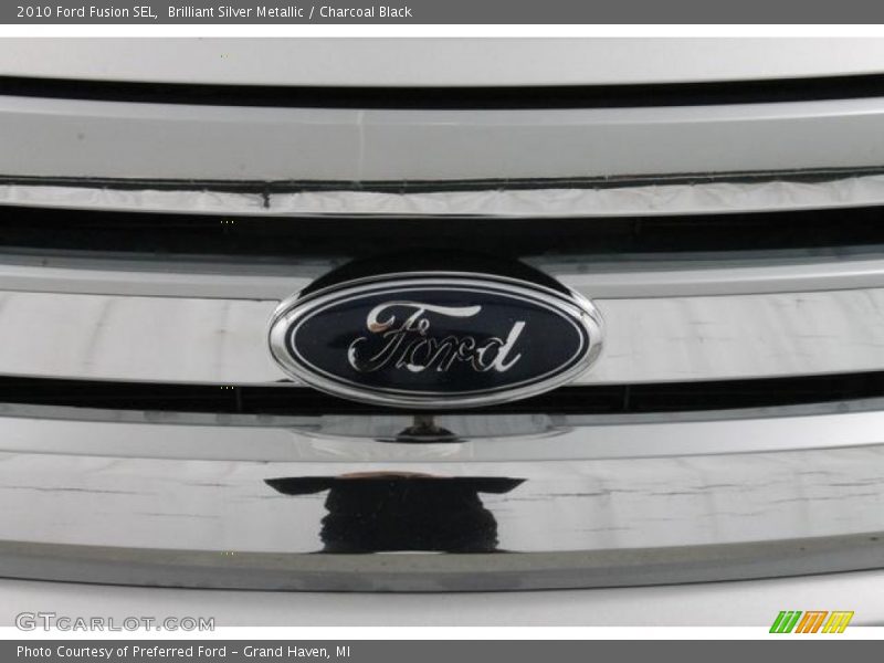 Brilliant Silver Metallic / Charcoal Black 2010 Ford Fusion SEL