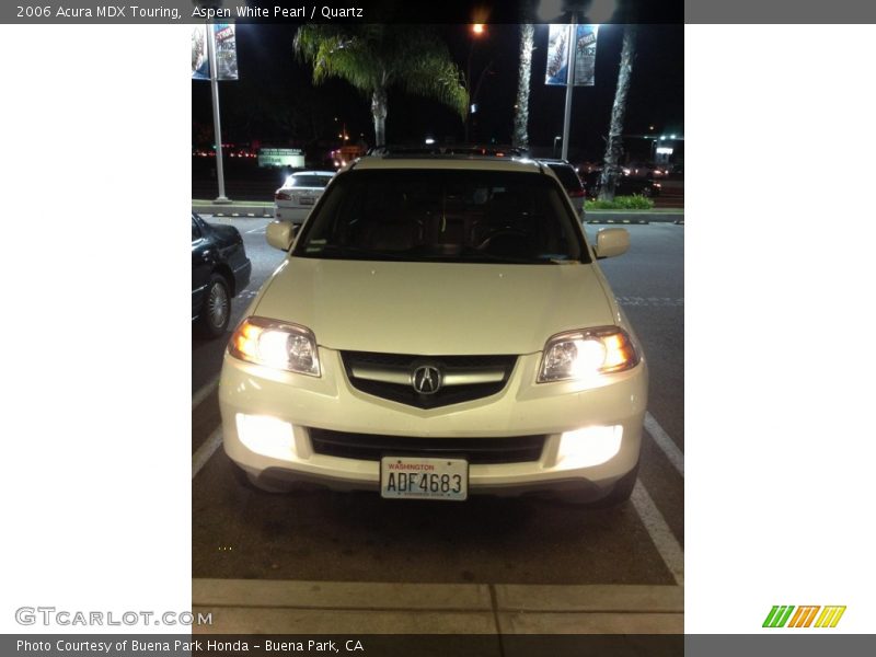 Aspen White Pearl / Quartz 2006 Acura MDX Touring