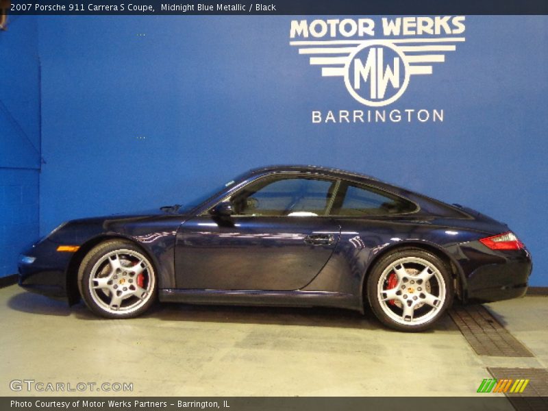 Midnight Blue Metallic / Black 2007 Porsche 911 Carrera S Coupe