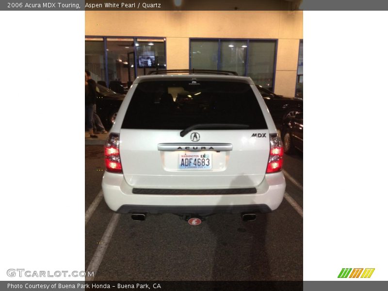 Aspen White Pearl / Quartz 2006 Acura MDX Touring