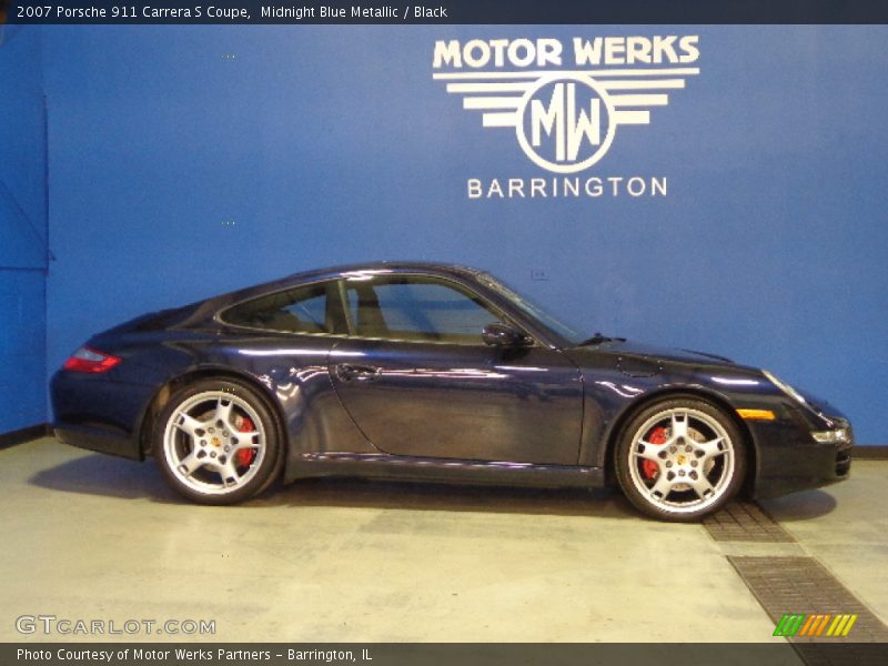 Midnight Blue Metallic / Black 2007 Porsche 911 Carrera S Coupe