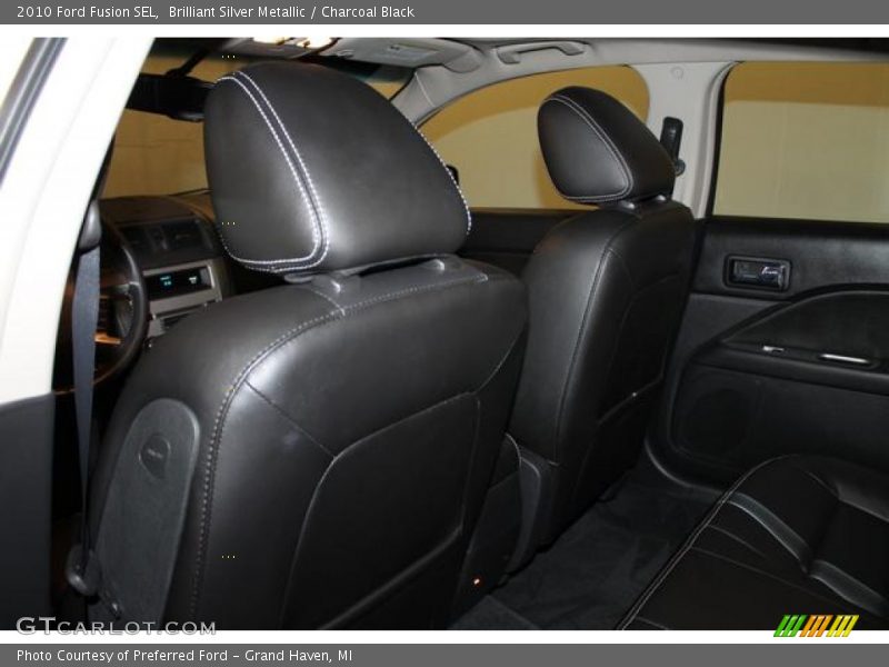 Brilliant Silver Metallic / Charcoal Black 2010 Ford Fusion SEL