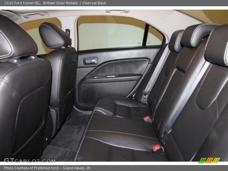 Brilliant Silver Metallic / Charcoal Black 2010 Ford Fusion SEL