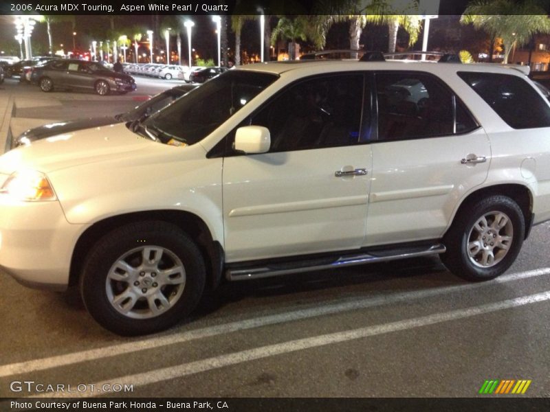 Aspen White Pearl / Quartz 2006 Acura MDX Touring