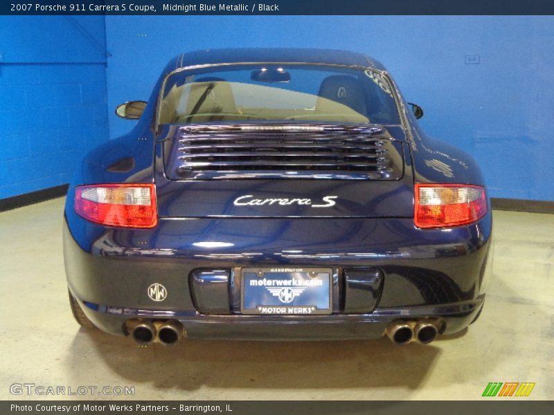 Midnight Blue Metallic / Black 2007 Porsche 911 Carrera S Coupe