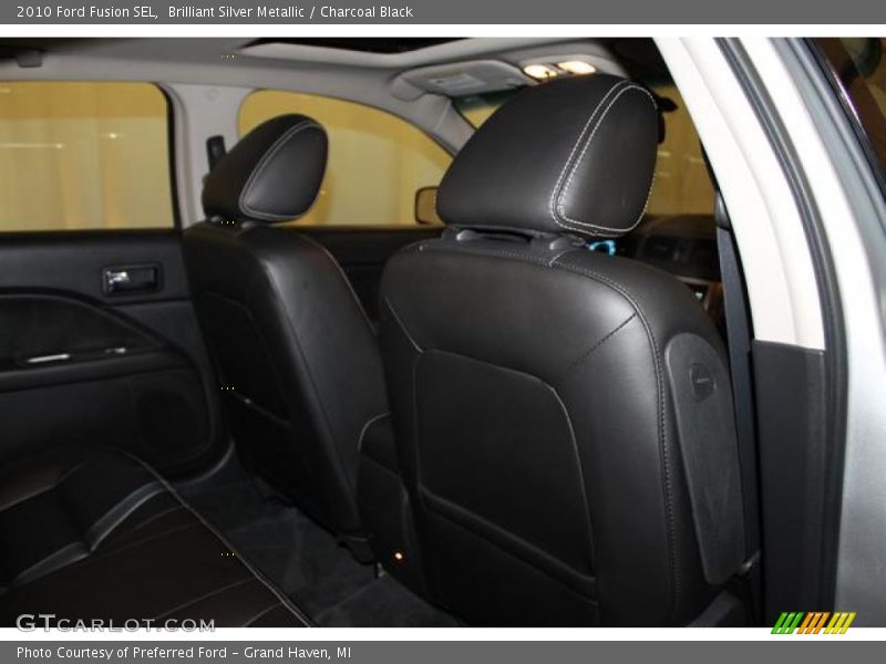 Brilliant Silver Metallic / Charcoal Black 2010 Ford Fusion SEL