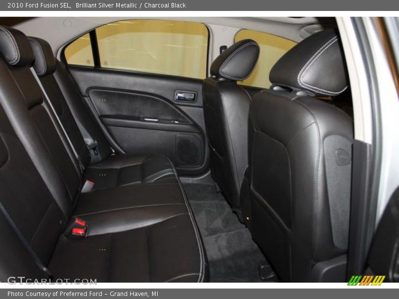 Brilliant Silver Metallic / Charcoal Black 2010 Ford Fusion SEL