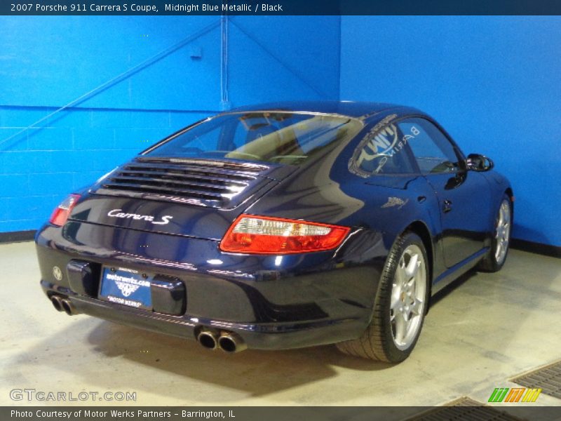 Midnight Blue Metallic / Black 2007 Porsche 911 Carrera S Coupe