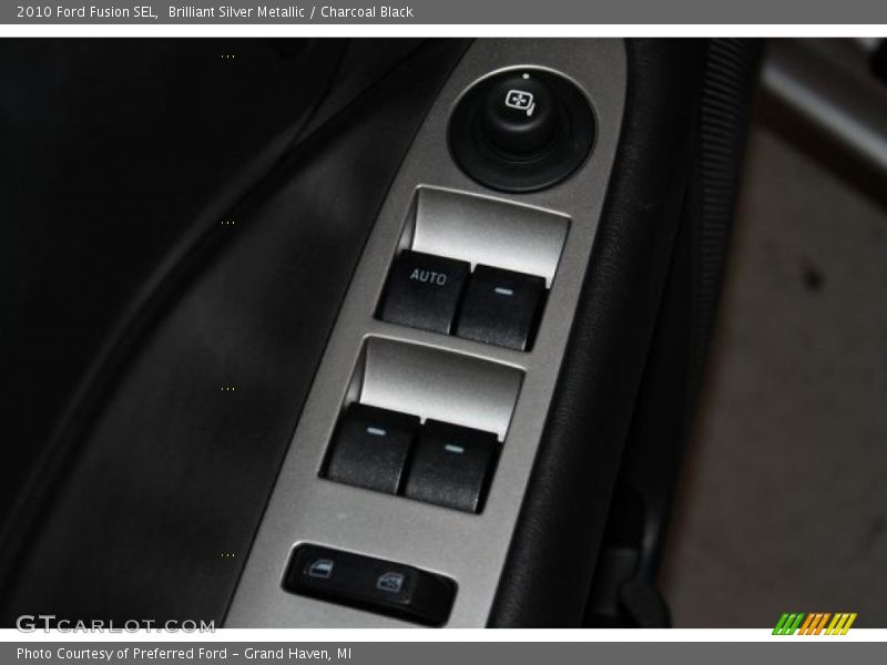 Brilliant Silver Metallic / Charcoal Black 2010 Ford Fusion SEL