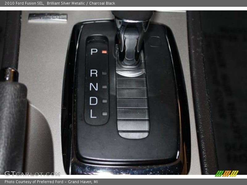 Brilliant Silver Metallic / Charcoal Black 2010 Ford Fusion SEL