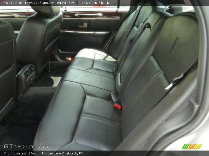 Rear Seat of 2011 Town Car Signature Limited