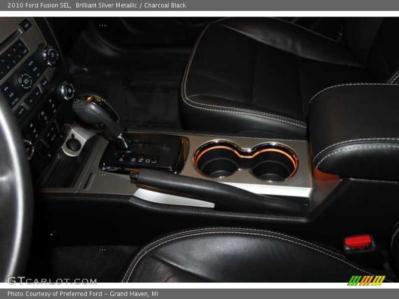 Brilliant Silver Metallic / Charcoal Black 2010 Ford Fusion SEL