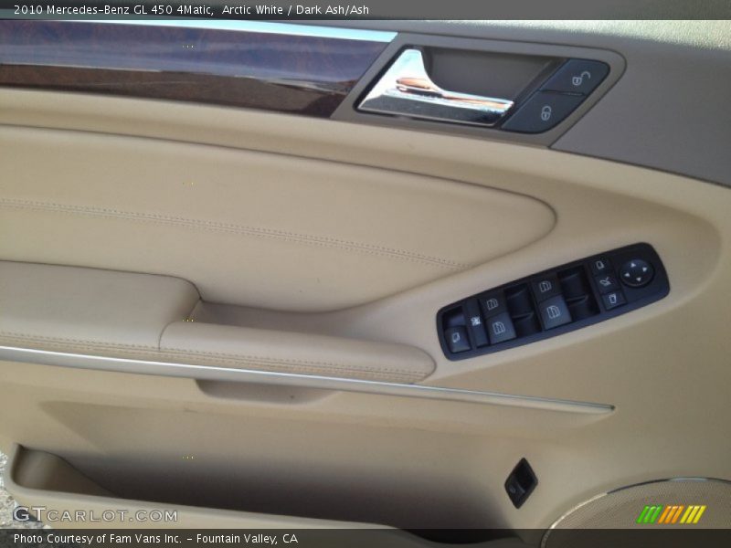 Arctic White / Dark Ash/Ash 2010 Mercedes-Benz GL 450 4Matic