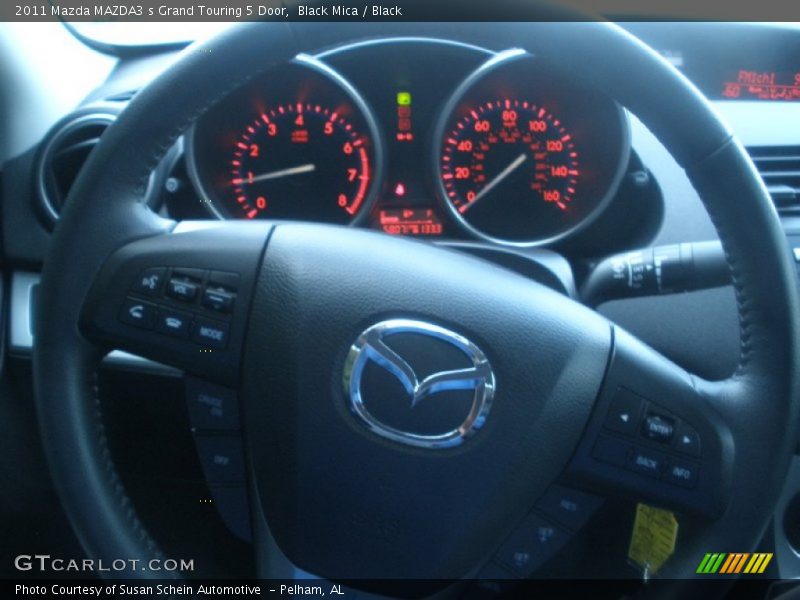 Black Mica / Black 2011 Mazda MAZDA3 s Grand Touring 5 Door