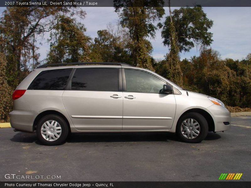 Desert Sand Mica / Taupe 2007 Toyota Sienna LE