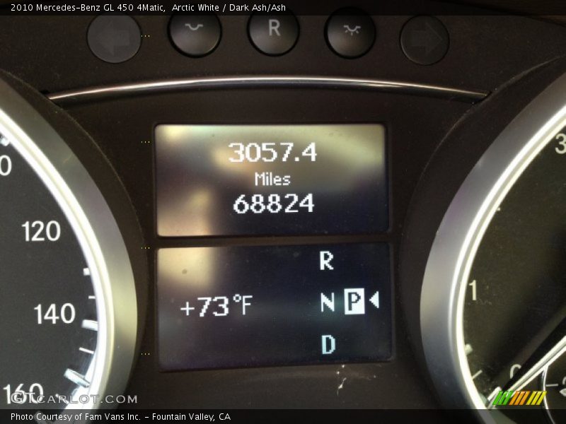 Arctic White / Dark Ash/Ash 2010 Mercedes-Benz GL 450 4Matic