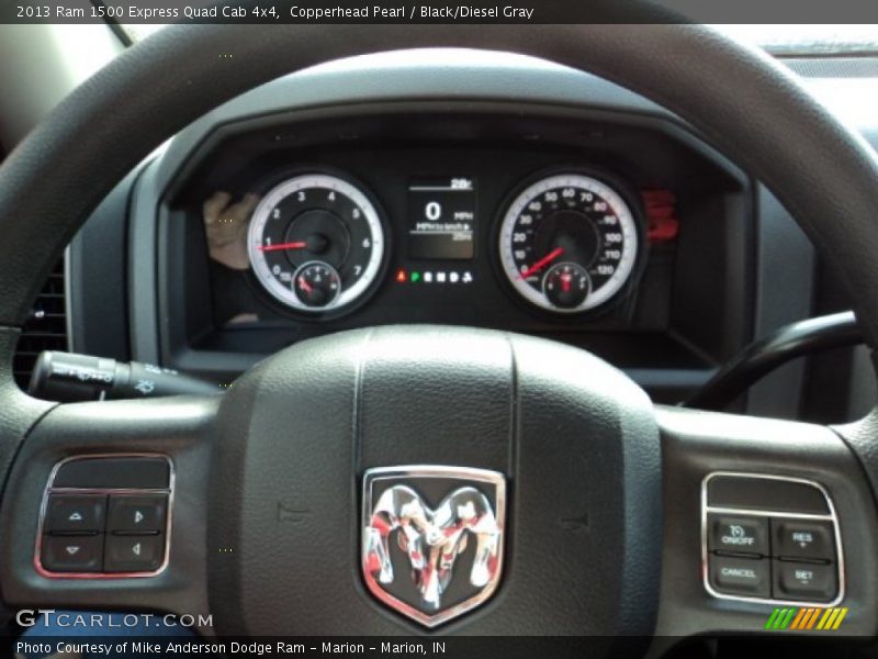 Copperhead Pearl / Black/Diesel Gray 2013 Ram 1500 Express Quad Cab 4x4