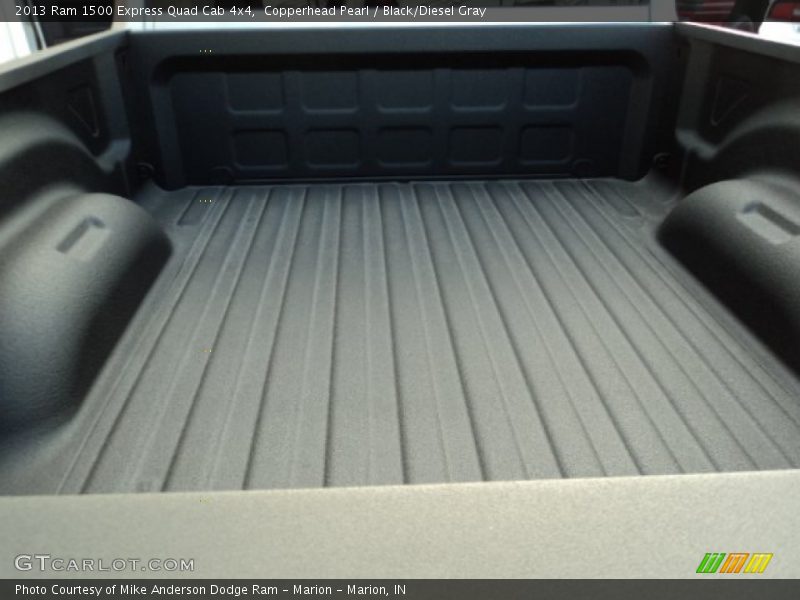 Copperhead Pearl / Black/Diesel Gray 2013 Ram 1500 Express Quad Cab 4x4
