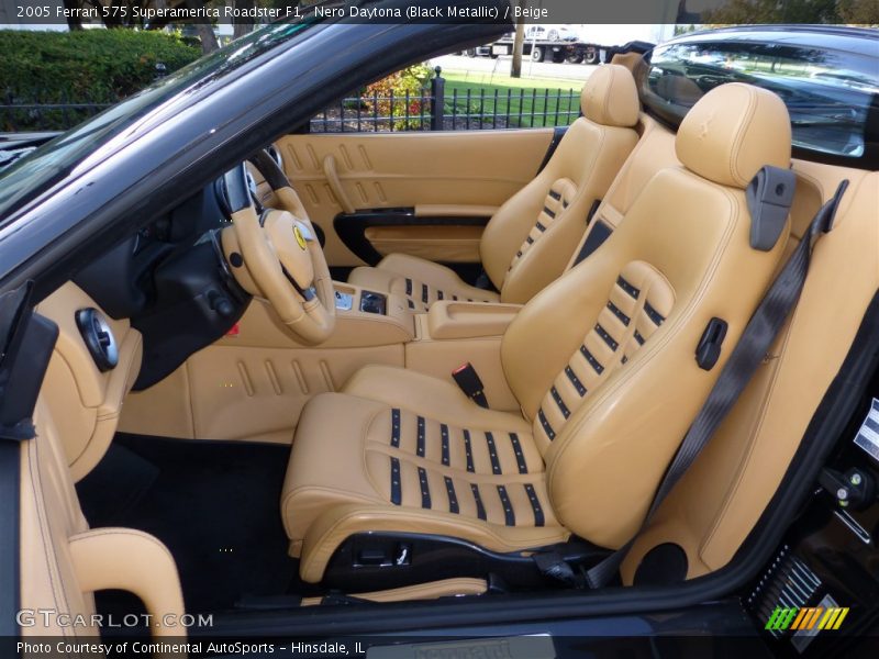 Front Seat of 2005 575 Superamerica Roadster F1