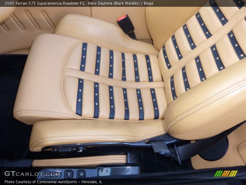 Front Seat of 2005 575 Superamerica Roadster F1