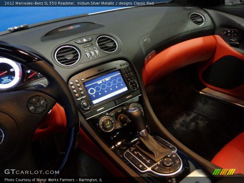 Controls of 2012 SL 550 Roadster