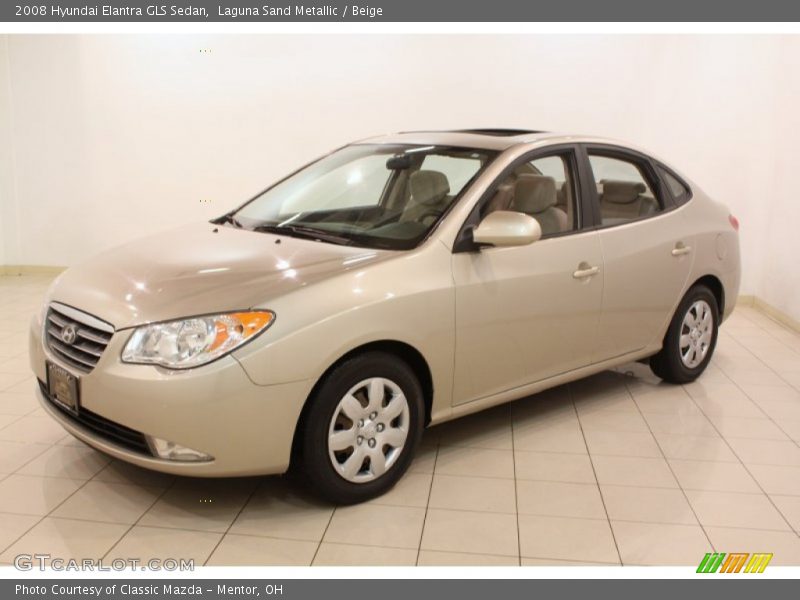 Front 3/4 View of 2008 Elantra GLS Sedan