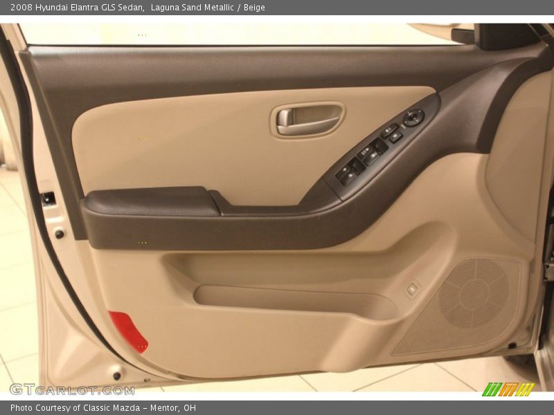 Laguna Sand Metallic / Beige 2008 Hyundai Elantra GLS Sedan