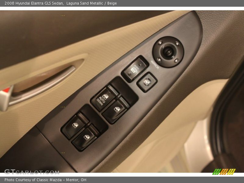 Laguna Sand Metallic / Beige 2008 Hyundai Elantra GLS Sedan